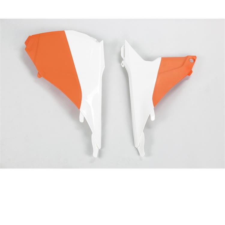 Coperchio cassa filtro KTM 350 SX-F (13-15) bianco e arancione*
