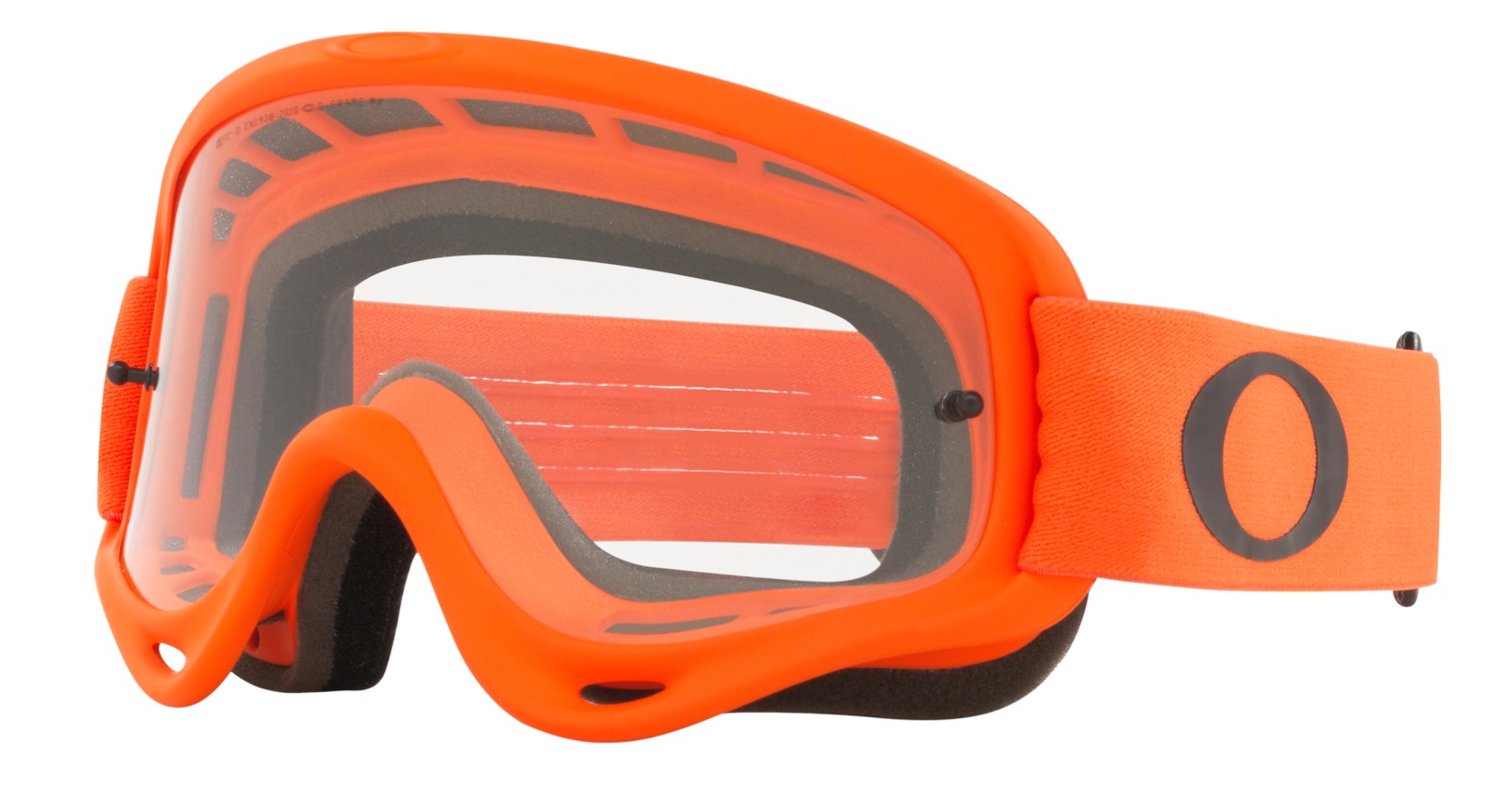 Mascherina OAKLEY O Frame MX Moto Arancione - Lente Chiara - Evomotor