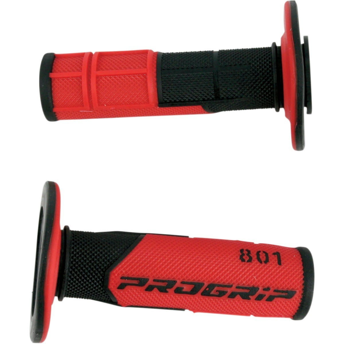 Manopole motard - Pro Grip - bianco verde fluo - Evomotor