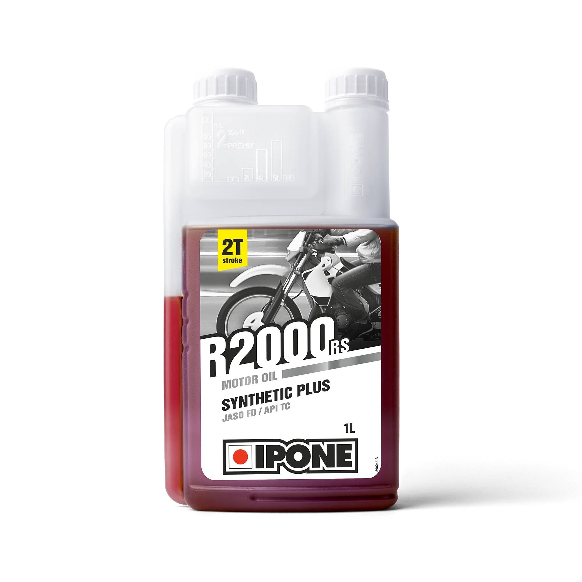 Olio miscela Ipone R2000 2 tempi (1L) - Evomotor