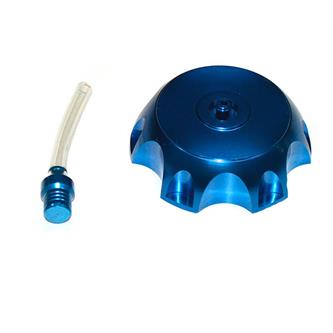 tappo serbatoio blu alluminio anodizzato