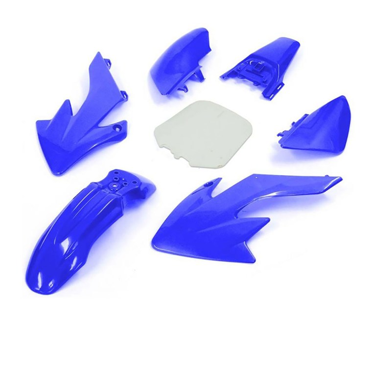 Kit plastiche pit bike CRF 50 Blu tabella Bianco