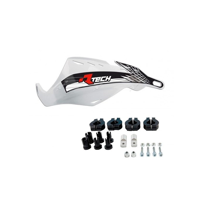 Paramani motard Racetech Gladiator Bianco 