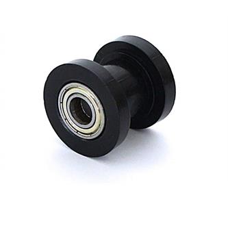 rullo guida catena pitbike 10 nero