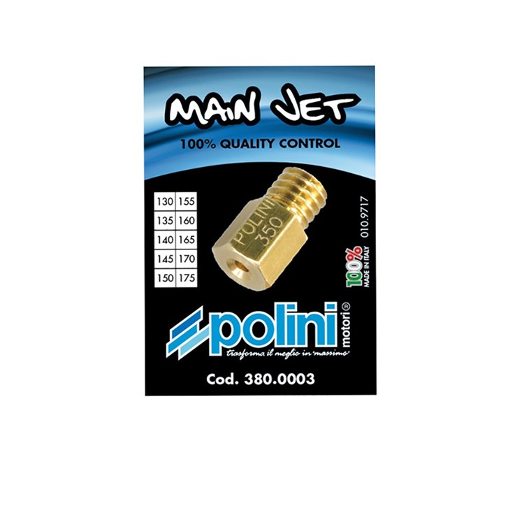 Kit 10 getti massimo Mikuni da 130 a 175