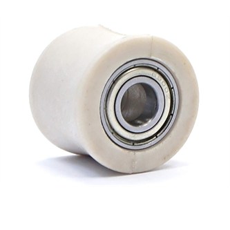 rullo guida catena 10 bianco pitbike