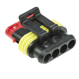 connettore tenuta stagna 4 pins