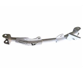 piastra porta pedane bianca pitbike