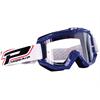 Mascherina PRO GRIP Raceline 3201 Blu - lente chiara in Abbigliamento