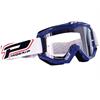Mascherina PRO GRIP Raceline 3201 Blu - lente chiara in Abbigliamento