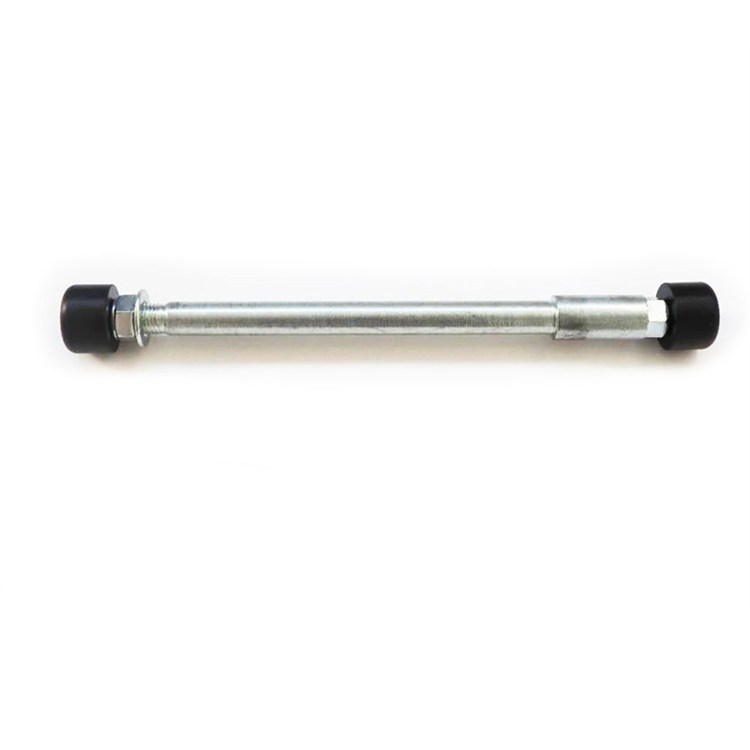 Perno ruota anteriore pit bike 230 mm M/D + tamponi Nero