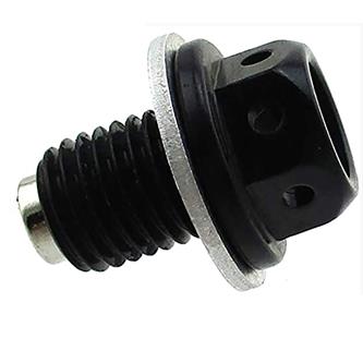 tappo olio magnetico nero