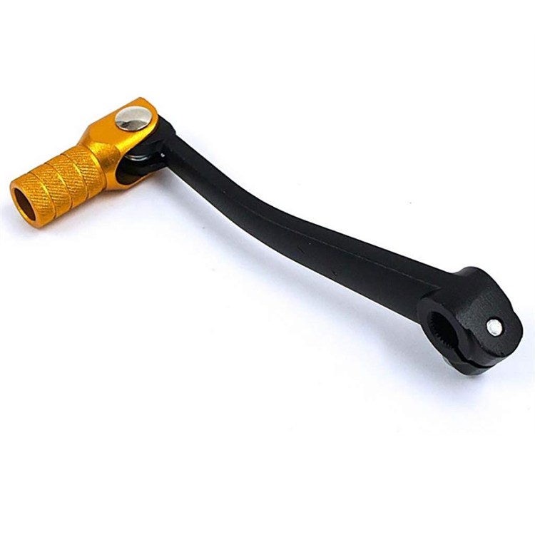 Pedalina cambio pit bike CNC Nero oro
