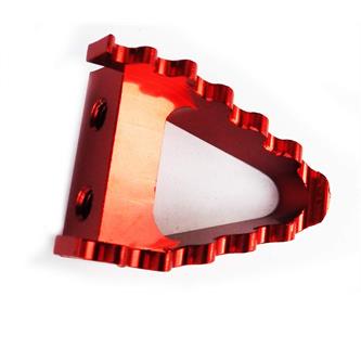 puntale pedale cnc rosso