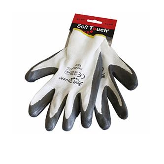 guanti officina tessuto nitrile l