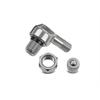 Valvola 90° alluminio M8 Argento Race in Cerchi e Gomme