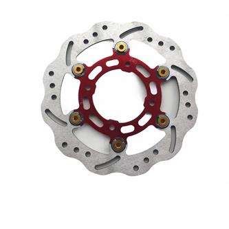 disco freno 240 mm flottante margherita 4f italy rosso