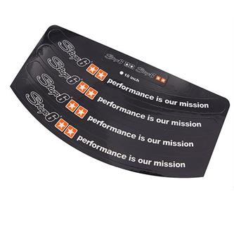 kit adesivi cerchio 12 e 13 stage 6 neri