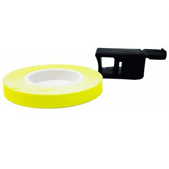adesivo profilo cerchio giallo 7x7000 mm