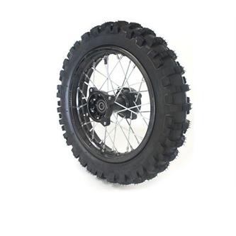 ruota posteriore 14 pitbike perno 12