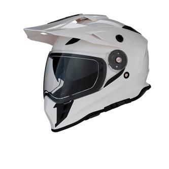 casco moto cross z1r range bianco lucido