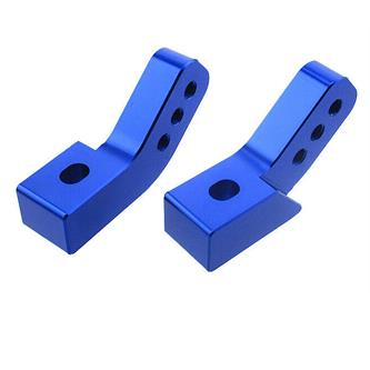 supporti pedane pitbike motard blu