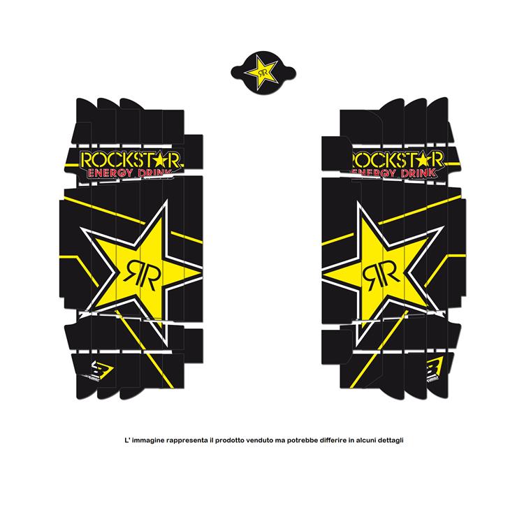 Adesivi griglia radiatore Husqvarna 350 FE (2014-2016) Rockstar Energy