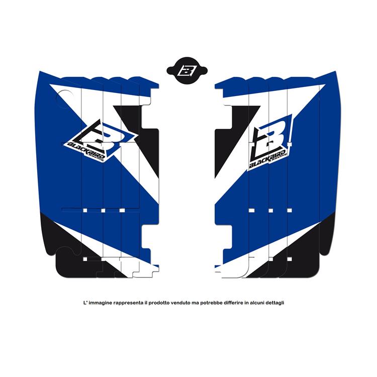 Adesivi griglia radiatore Yamaha YZ 250 F (2014-2018) Blackbird Blu