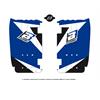 Adesivi griglia radiatore Yamaha YZ 450 F (2014-2017) Blackbird Blu in Adesivi