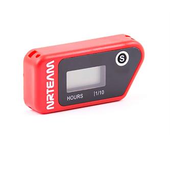 contaore a vibrazione wireless rosso