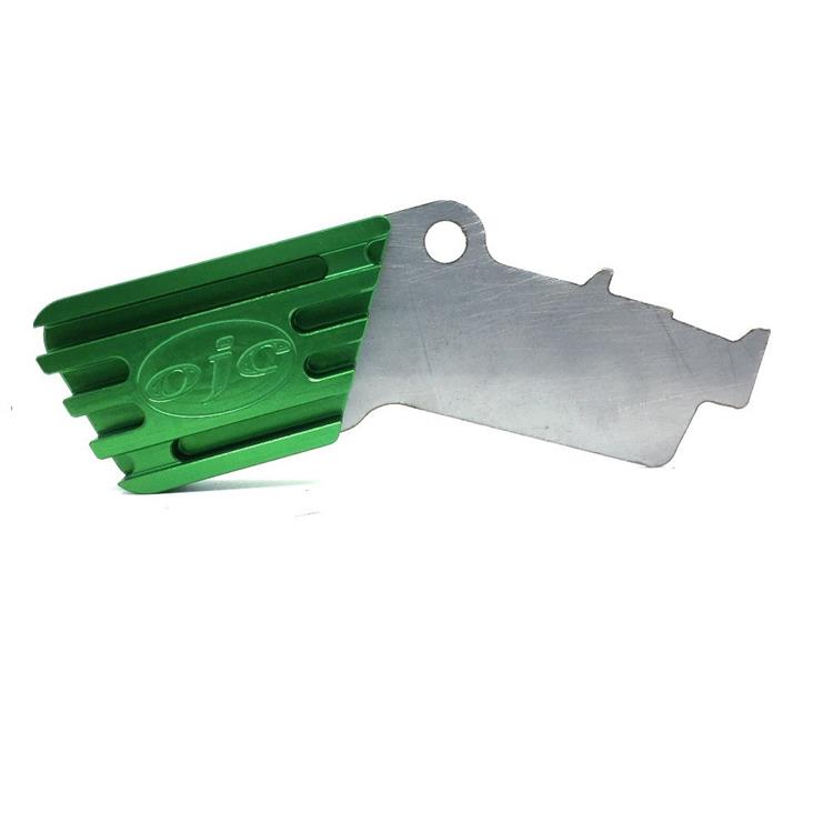 Dissipatore freno posteriore TM EN/MX 250 (05-21) verde