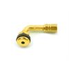 Valvola 90° alluminio anodizzata Oro in Cerchi e Gomme