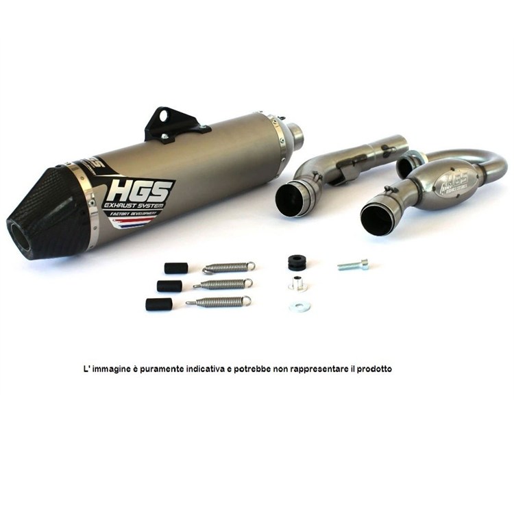Scarico HGS KTM 350 SX-F (2016-2018) completo