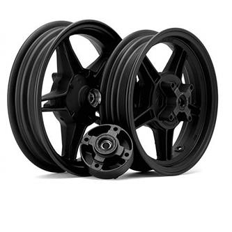 set cerchi in lega tubbles 12 con parastrappi