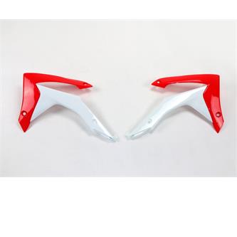convogliatori radiatore honda crf 250 r 14 17 bianchi e rossi