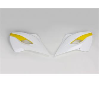 convogliatori radiatore husqvarna 125 te 14 16 bianchi e gialli