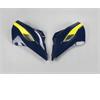Convogliatori radiatore Husqvarna 125 TE (2014-2016) Blu e Giallo in Plastiche