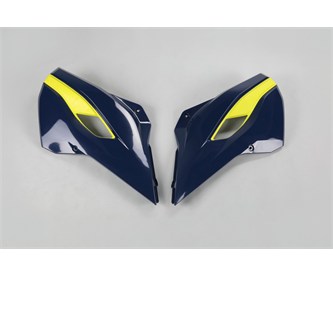 convogliatori radiatore husqvarna 250 fe 14 16 blu e gialli
