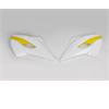 Convogliatori radiatore Husqvarna 250 TE (2014-2016) Bianco e Giallo in Plastiche