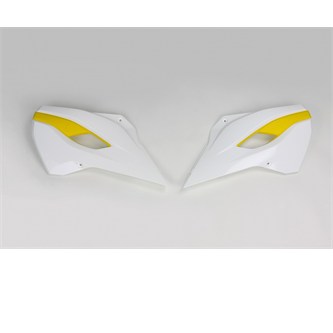 convogliatori radiatore husqvarna 250 te 14 16 bianchi e gialli