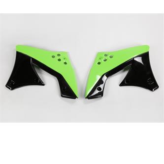 convogliatori radiatore kawasaki kx 250 f 10 11 neri e verdi