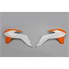 Convogliatori radiatore KTM 125 SX (2013-2015) Bianco e Arancione in Plastiche