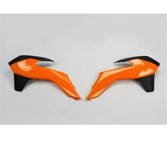 convogliatori radiatore ktm 250 sx 13 16 arancioni e neri