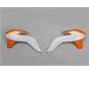 Convogliatori radiatore KTM 350 EXC-F (2014-2016) Bianco e Arancione in Plastiche