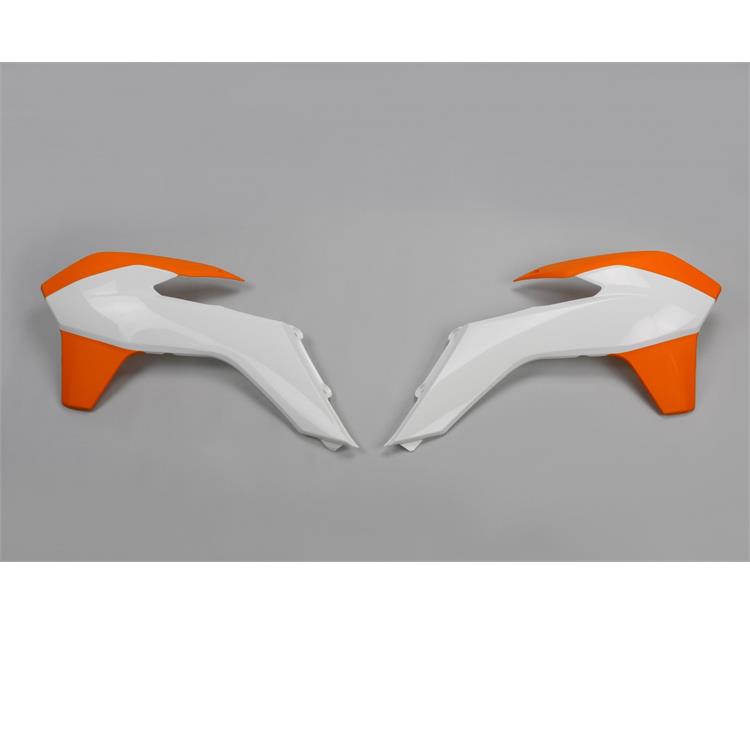 Convogliatori radiatore KTM 350 EXC-F (2014-2016) Bianco e Arancione