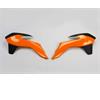 Convogliatori radiatore KTM 450 EXC-F (2014-2016) Arancione e Nero in Plastiche