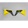 Convogliatori radiatore Suzuki RMZ 250 (2010-2018) Giallo e Nero in Plastiche