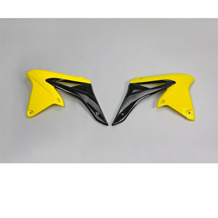 Convogliatori radiatore Suzuki RMZ 250 (2010-2018) Giallo e Nero