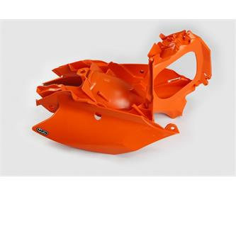 fianchetti portanumero ktm 125 exc 12 16 arancioni