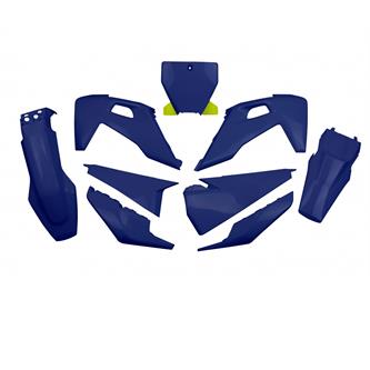 kit plastiche husqvarna 125 tc 19 colore blu